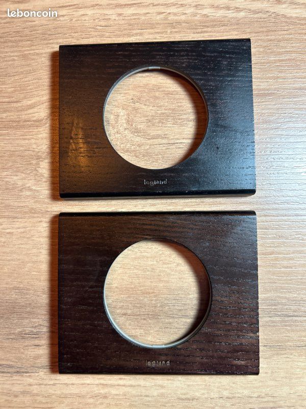 📦📦 lot de deux plaques simples, Legrand, Céliane, Wenge Wengué (image 1)