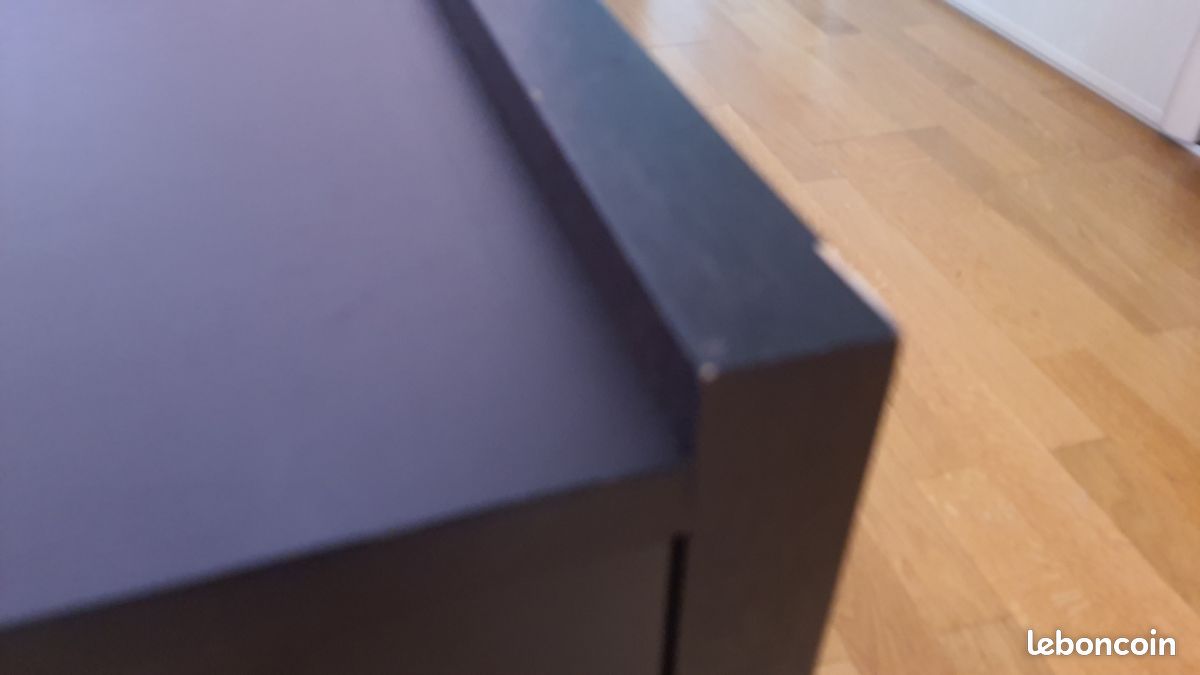 2 chevets et commode design chene Wengé (image 3)