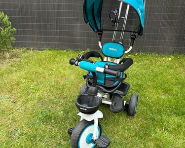 Tricycle évolutif enfant FASCOL 4 en 1 - avec canopy & poignée