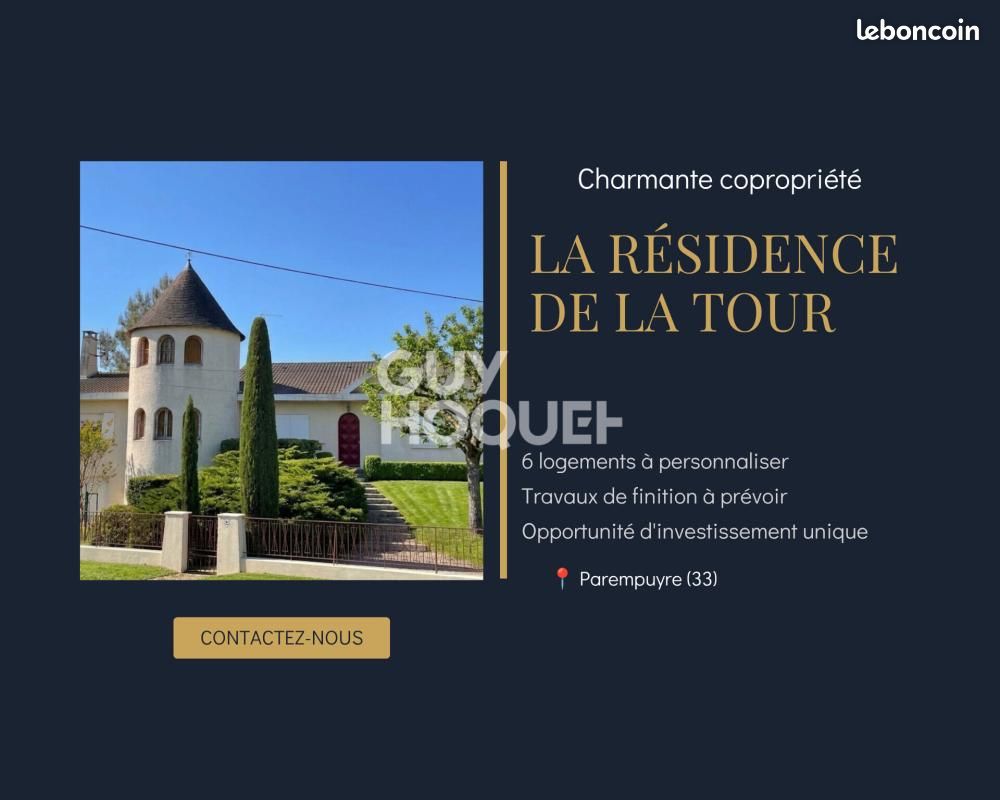 Appartement 4 pièces 73 m² · à Parempuyre · 73 m² · 147 000 €