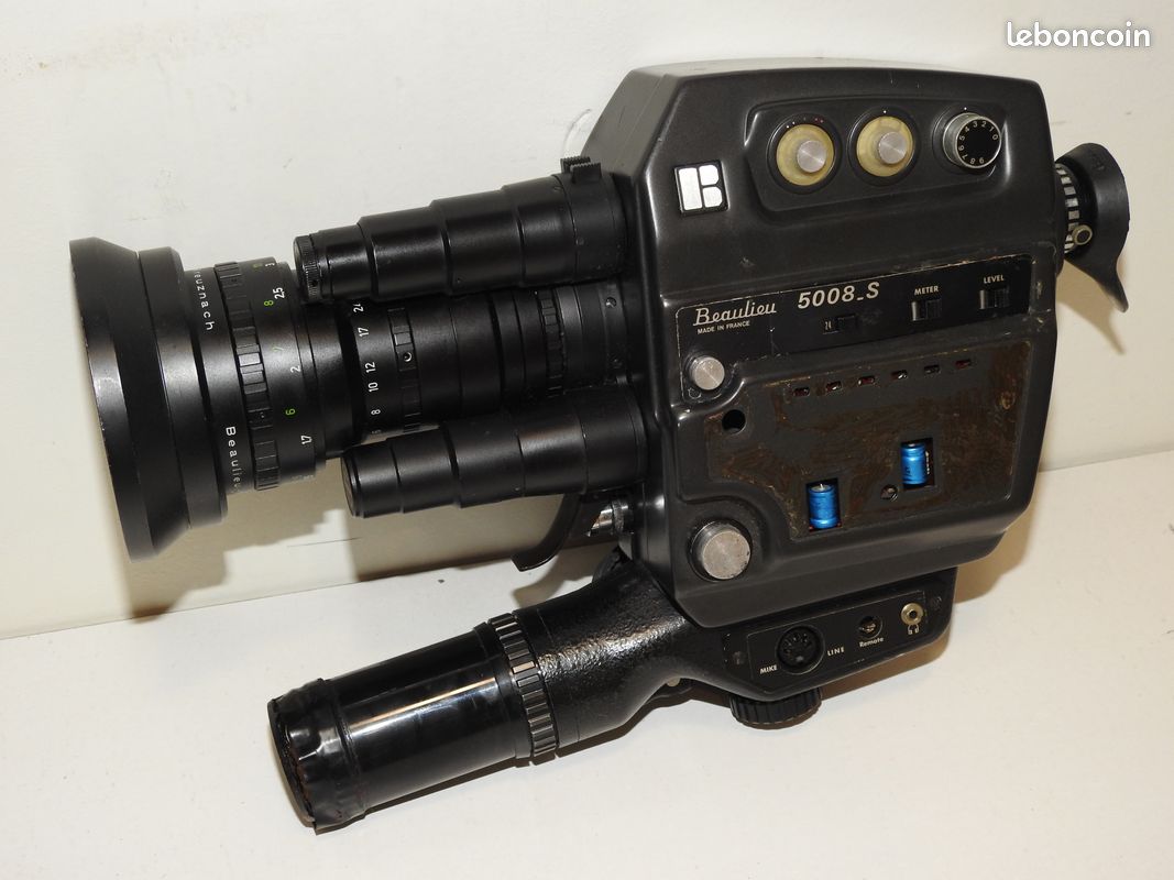 Caméra SUPER Sonore Beaulieu 5008-S Etui (Vendu pour pièces