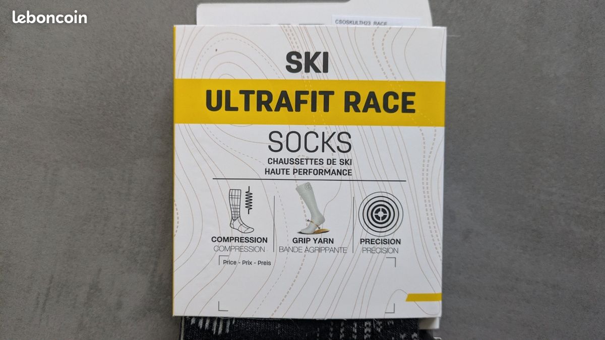Sidas Chaussettes De Ski Ultfit LV - Compression Faible Volume Pour Sensations Optimales