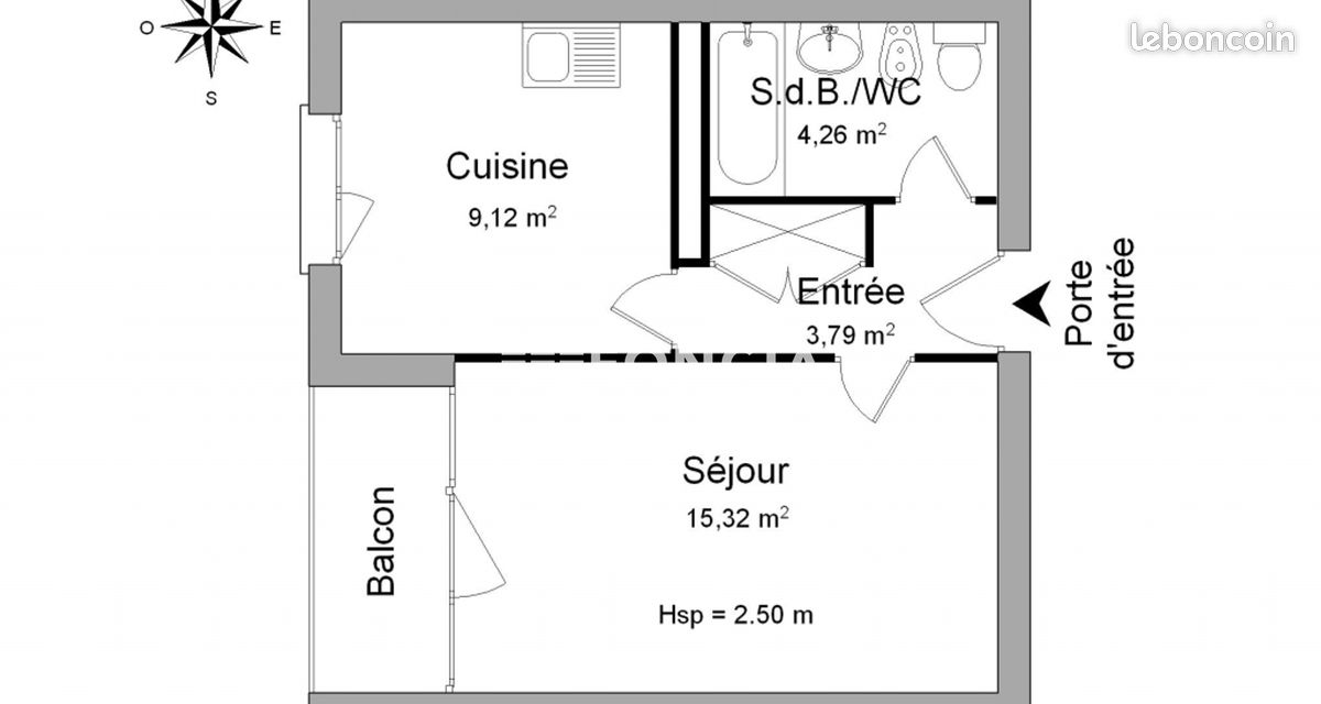 Appartement 1 pièce 32 m² · à Limoges · 32 m² · 379 €/mois