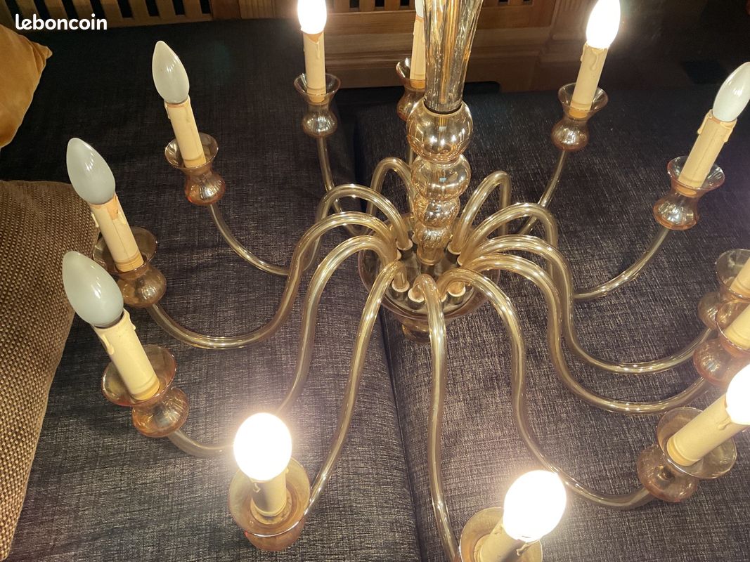Lustre de majo en verre de Murano (image 9)