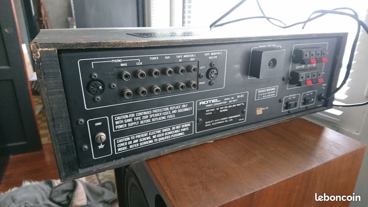 Amplificateur Rotel RA-414 Vintage (image 2)