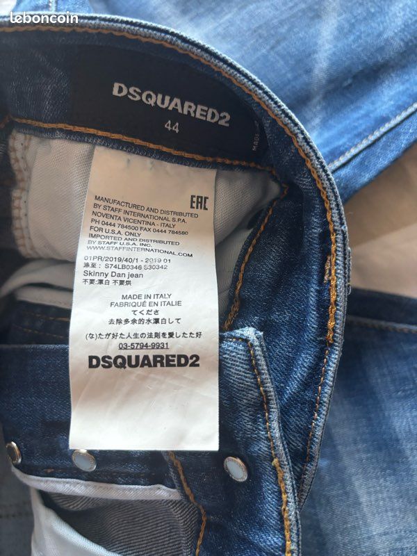 DSQUARED2 Carré De Poche En Soie | Bleu | FR