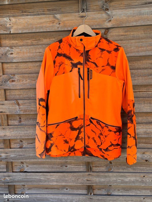 Solognac Impermeable Chasse Decathlon Fluo Veste Solognac Orange