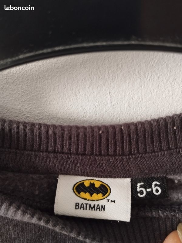Sweat Batman T5/6 ans (image 3)