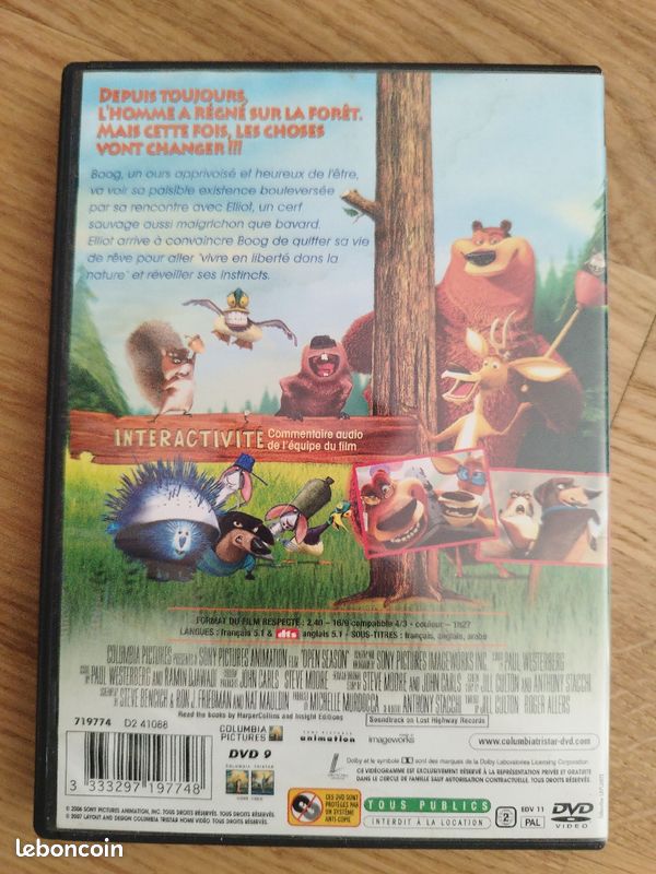 Les rebelles de la forêt en DVD (image 2)