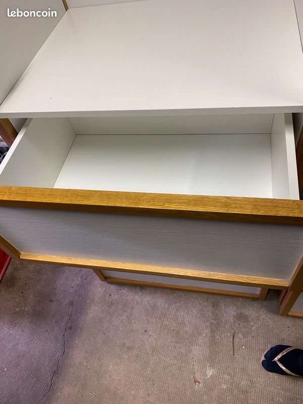 Penderie blanche et bois (image 3)
