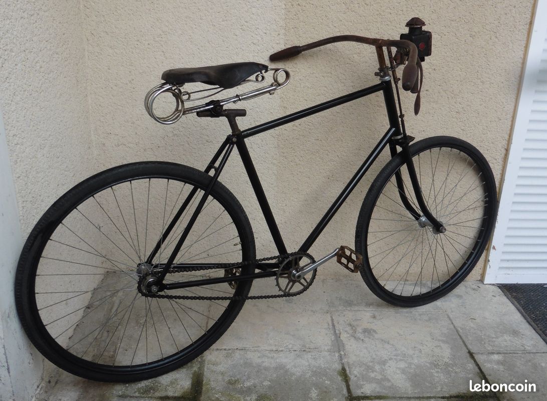 Vélo Ancien Course Année 1900 - Frein à Poignée - Occasion Avec Traces D'usure