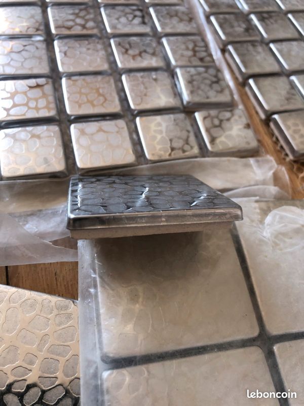 Faïence mosaïque argent (image 4)