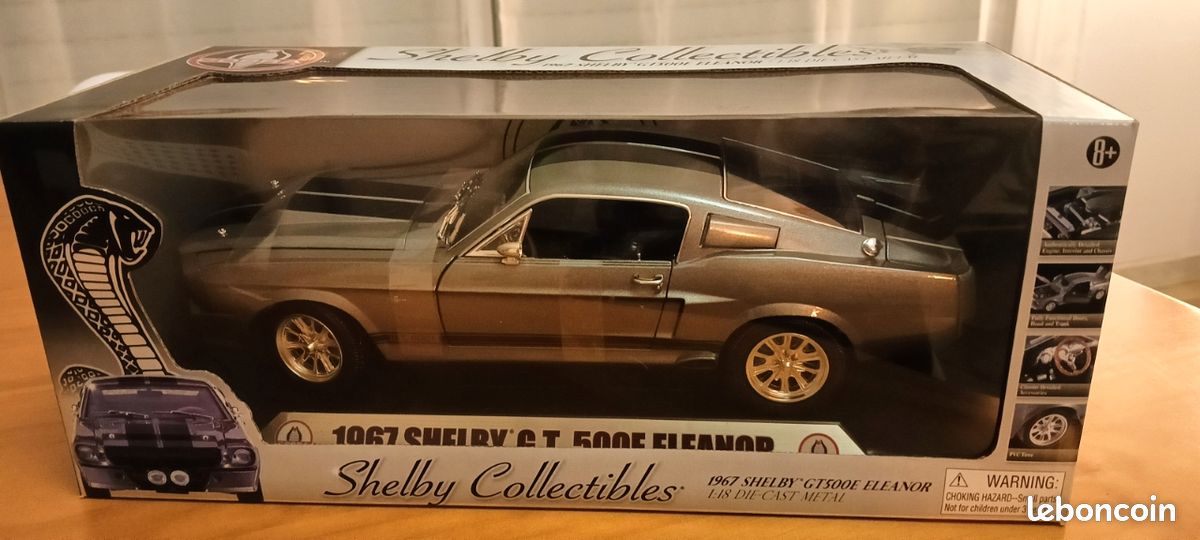 Shelby GT 500E Eleanor 1967 1/18 - Jeux & Jouets
