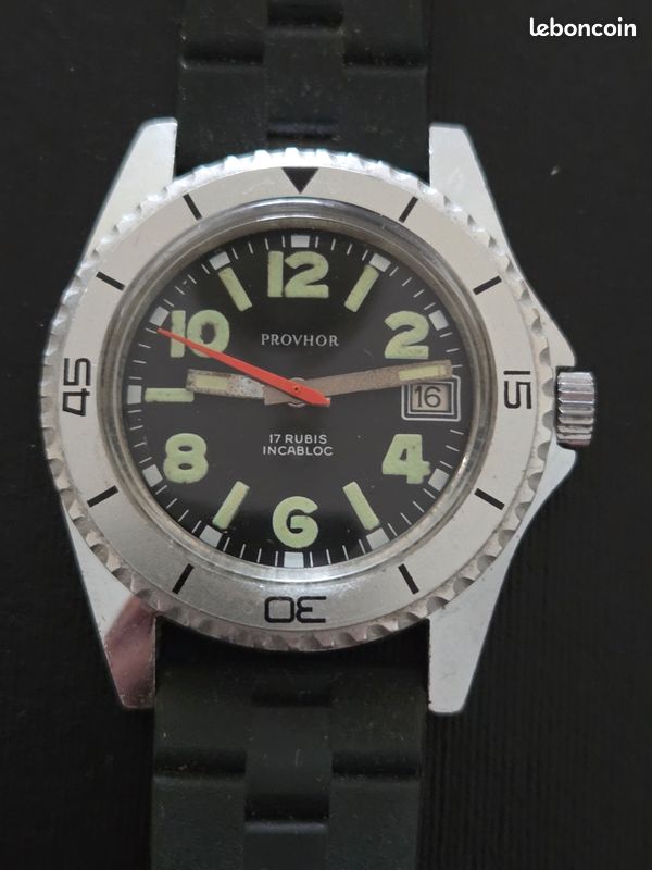 VERRE MONTRE PLONGÉE 35.3 mm BAGUE TENSION CHROMÉE
