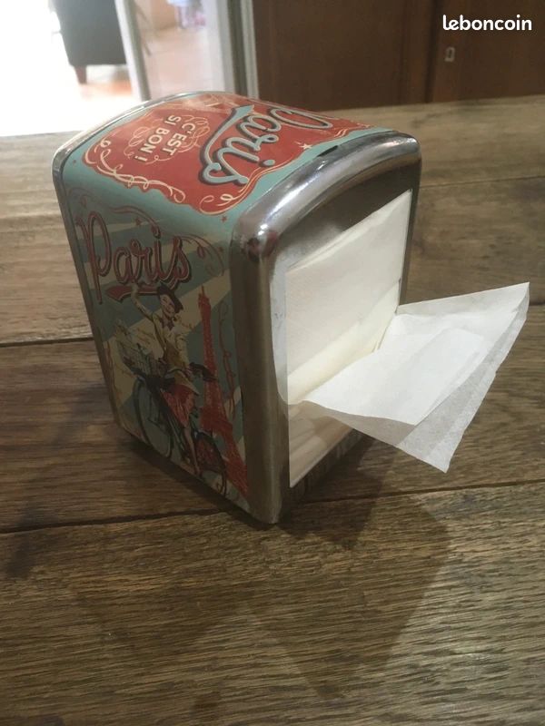 Distributeur de serviettes, style rétro (image 1)