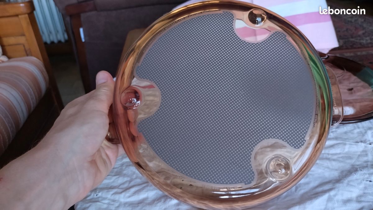 Plat brunisseur micro-ondes Corning Vision 24cm + couvercle (image 4)