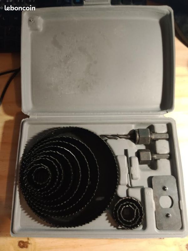 Coffret, jeu de scies cloche 16 pièces, diamètre de 19 à 127 mm (image 1)