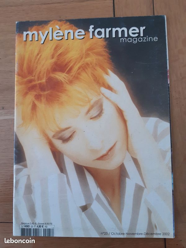 MYLENE FARMER MAgazine n° 25 2002 complet avec poster (image 1)