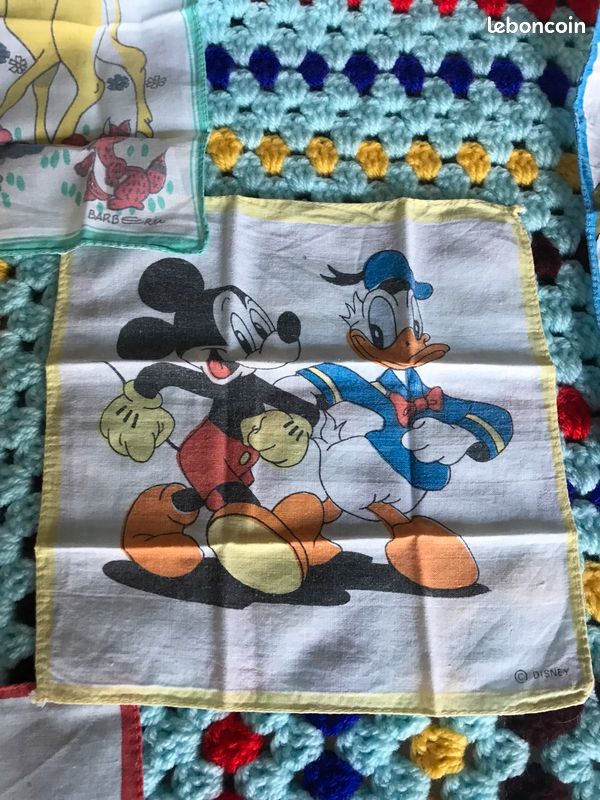 Lot de mouchoirs vintage Disney (image 2)