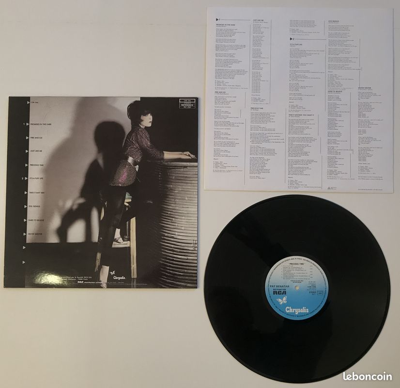 Album vinyle de Pat BENATAR : "Precious time" - Pressage original France 1981 (image 4)