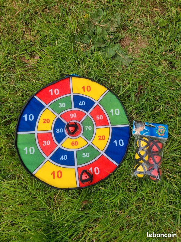 Jeu De Balle Velcro Voarge - 4 Raquettes + 2 Balles - Attrape Et Lance - Extérieur/Jardin/Plage - Enfant 3-6 Ans - Motricité