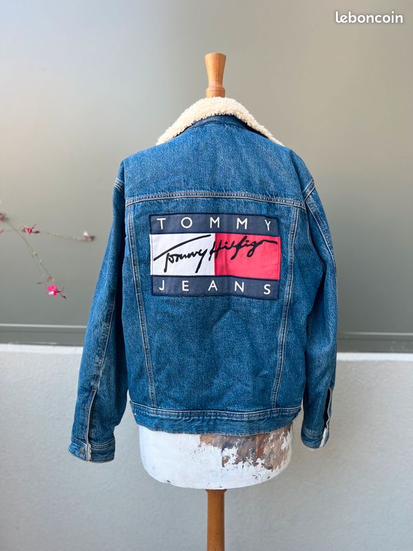 Jean Oversize Veste En Jean Bicolore Tommy Hilfiger Jean Bicolore