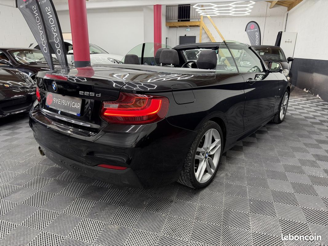 BMW SERIE 2 225d Cabriolet - BVA Sport CABRIOLET F23 M Sport GARANTIE 12 MOIS (image 7)