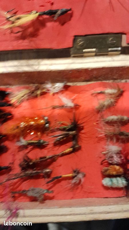 Hililand Leurre de pêche à la mouche en acier inoxydable 40 pièces leurre de pêche à la mouche