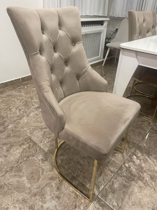 Chaise coquillage chrome rose NYMEA (Lot de 2) – Design Argent