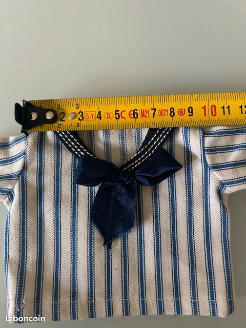 3382* veste fourrure pour poupée ancienne jumeau ?? à voir