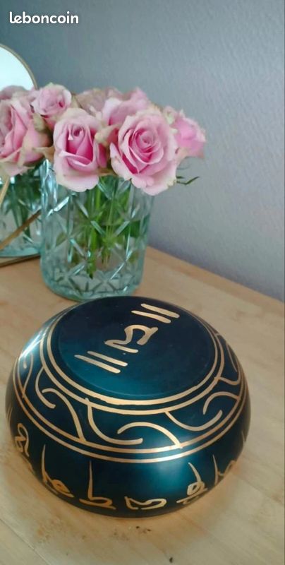 Bol Créatif Pour Offrandes Bouddha ADOCARN - Petit Bol En Laiton Doré Pour Rituels, Décoration Et Temple