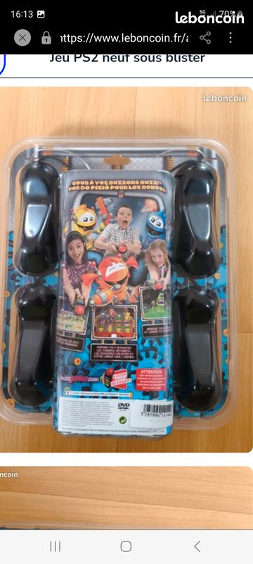 Jeu PS2 Buzz Junior : Robots En Folie - Neuf Sous Blister