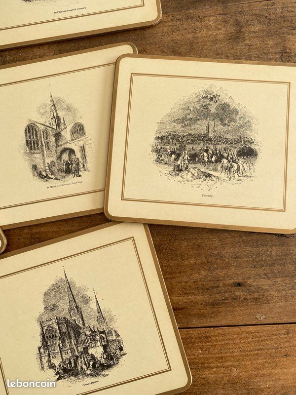 Coffret anglais set de table vintage (image 3)