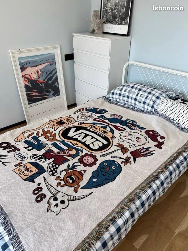 Plaid/Woven Blanket Vans Off The Wall Décoration