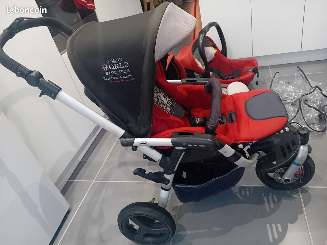 Poussette roues slalom pro reverse jane Équipement bébé