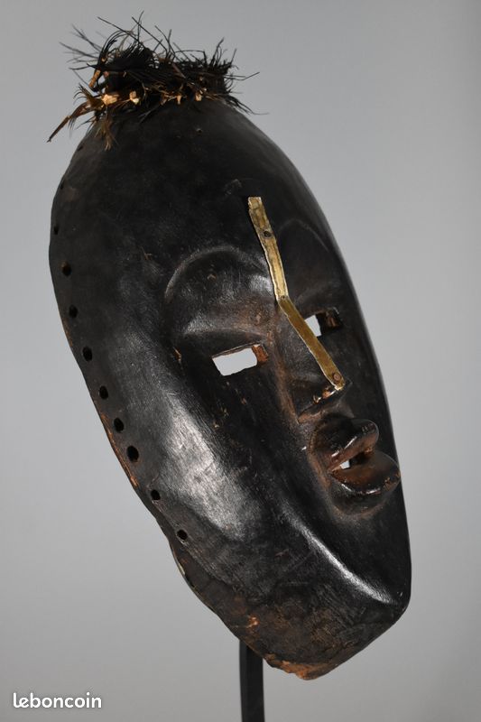 Ancien masque Dan authentique (art africain) (image 3)