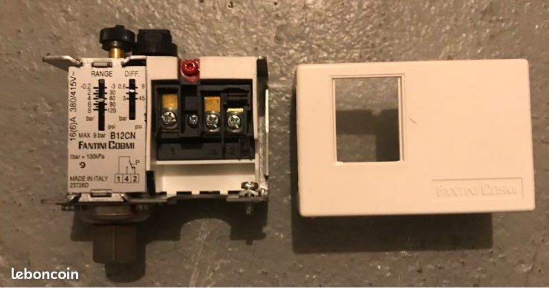 Pressostat de réglage B12CN -0,2-8 bar (image 2)