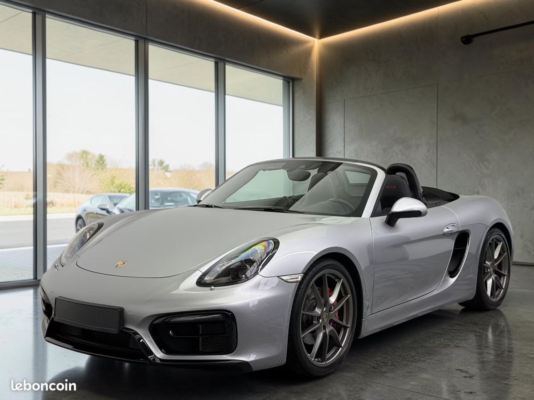 Porsche BOXSTER GTS 981 3.4 330ch PDK – Gris Argent GT – 85 560 km - suivi Porsche exclusif (image 1)