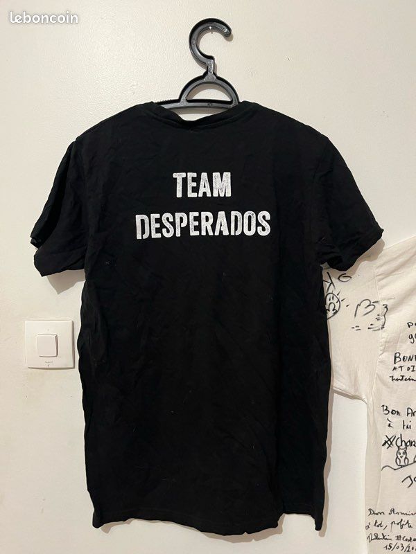 T-shirt Desperados Femme - Taille M - Noir - Logo Imprimé - Coton