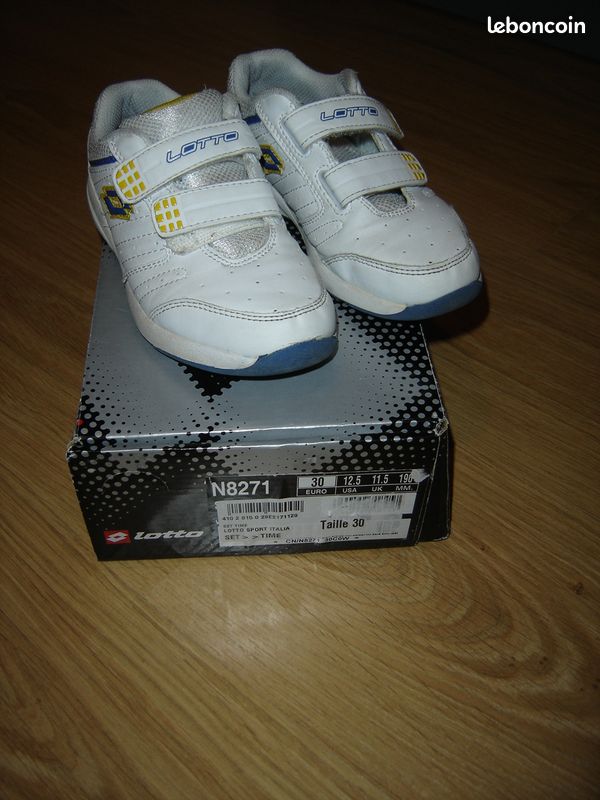 Baskets garçon Lotto blanches P30 e (image 1)