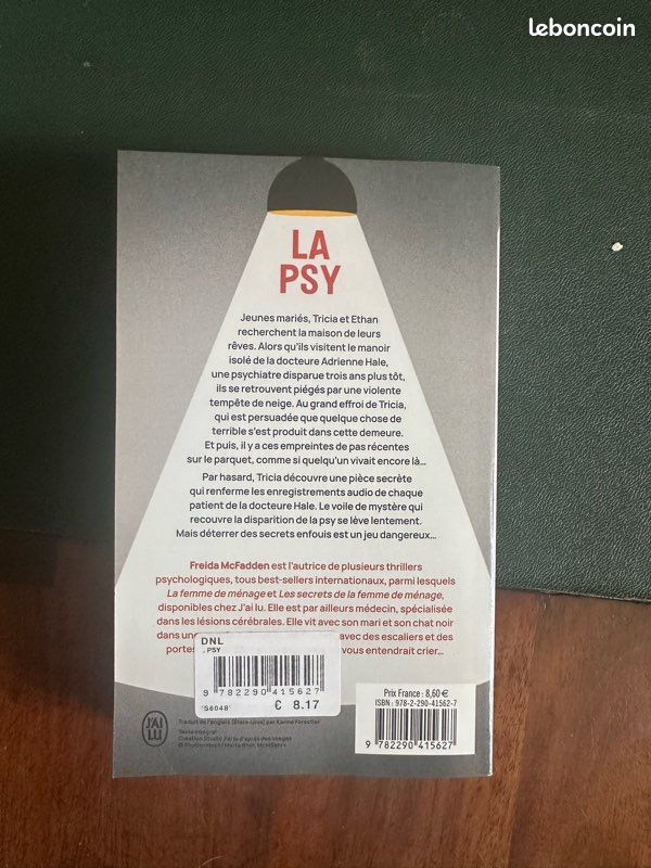 Livre La Psy - Frieda McFadden - Neuf (image 2)