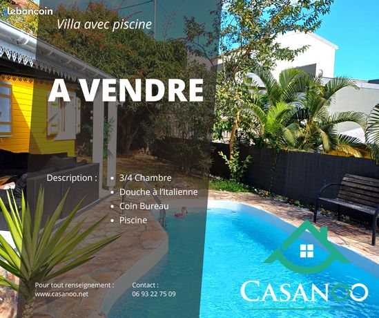 Villa 115 M2 avec Piscine + Terrain 419M2