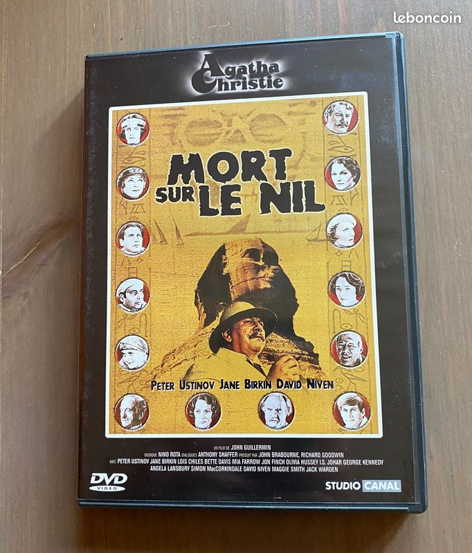 DVD Mort sur le Nil - Jane Birkin - Agatha Christie - DVD - Films