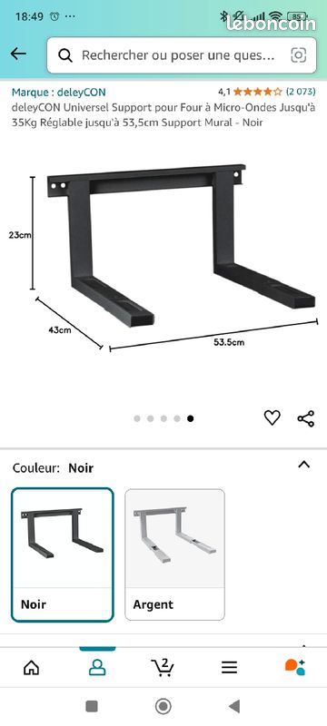 Support universel petit électroménager (image 3)