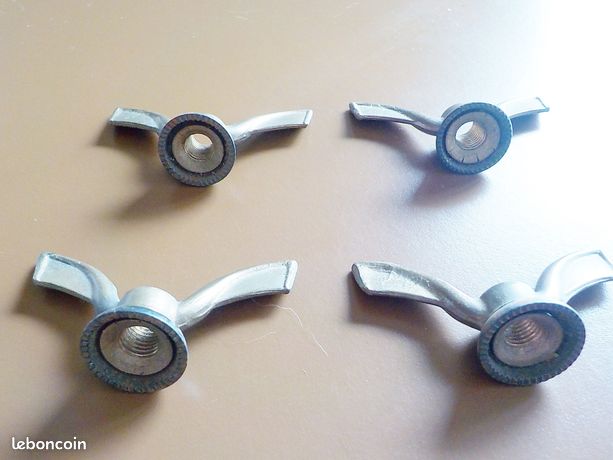 Papillon De Serrage Roue Vélo SOVA – Diamètre 8 Mm – Vintage Aluminium