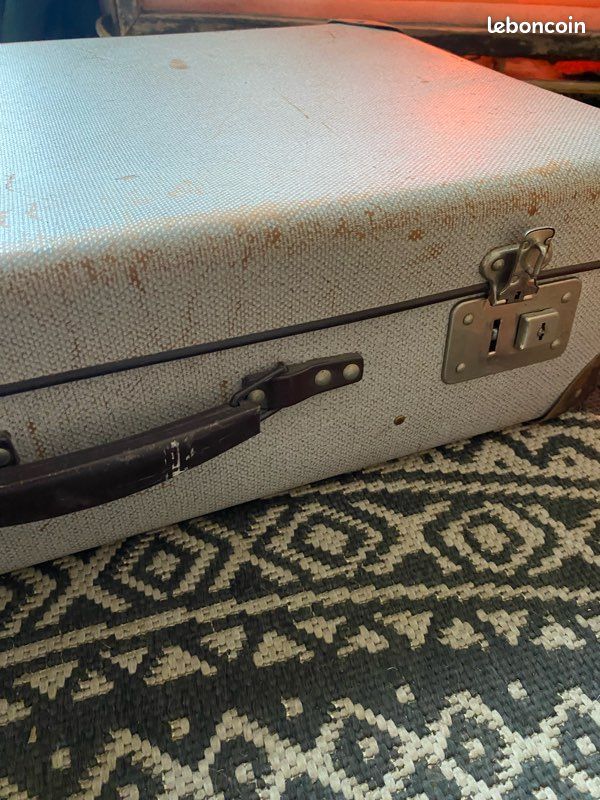 Lot de 4 valises vintage anciennes (image 9)