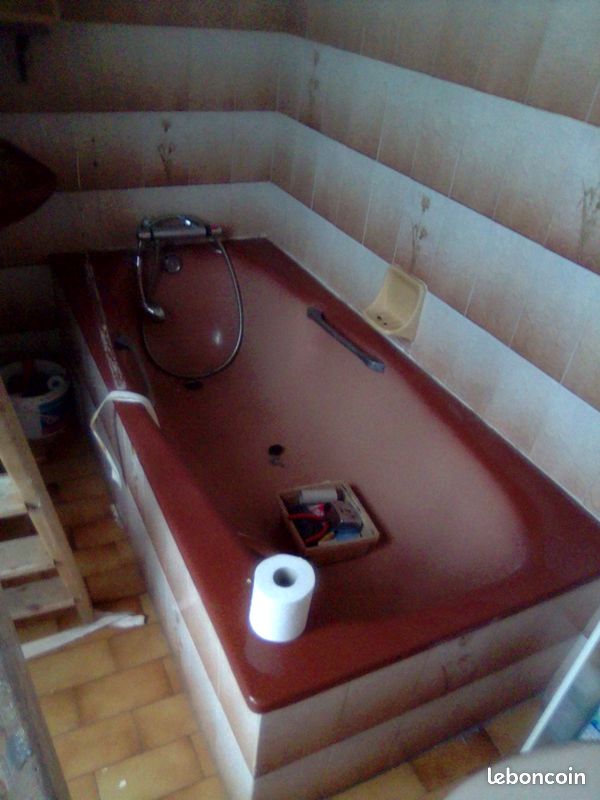Ensemble baignoire lavabo wc (image 1)