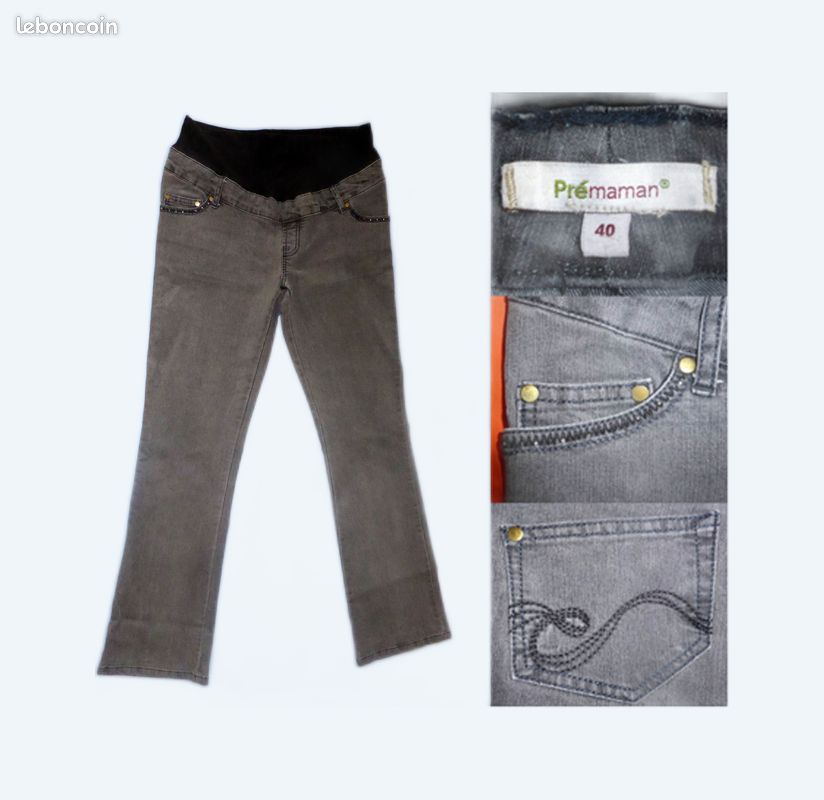 Jeans de grossesse de qualité Premaman taille 40 Vêtements