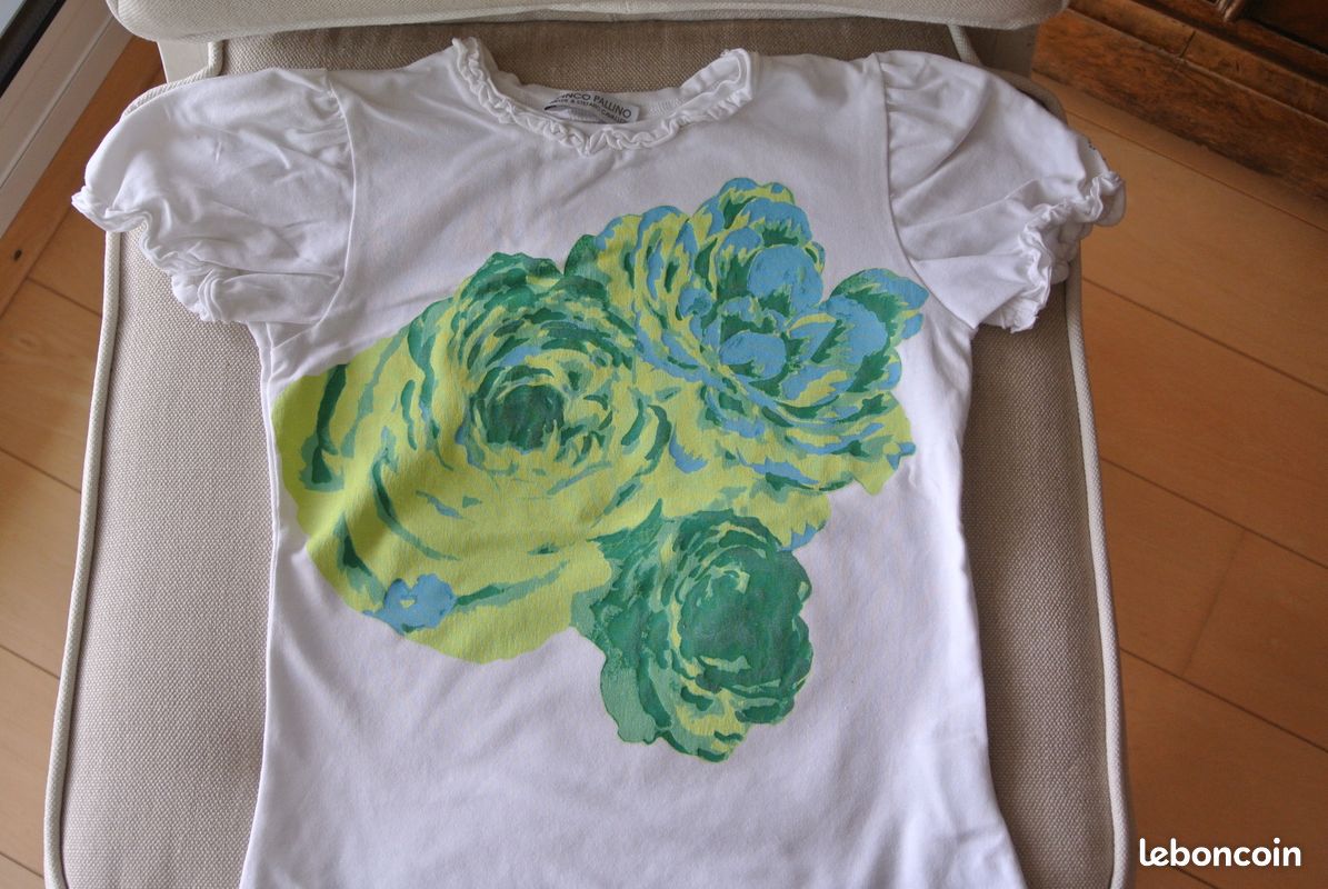 Jupe et tee-shirt assorti 6 ans fille (image 2)