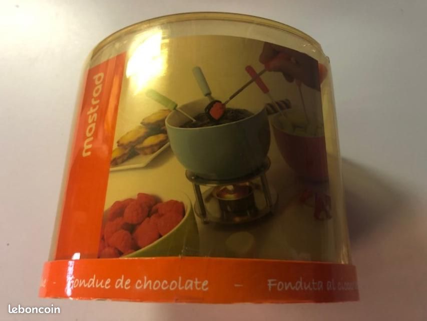 Service vintage a fondue chocolat neuf (image 5)
